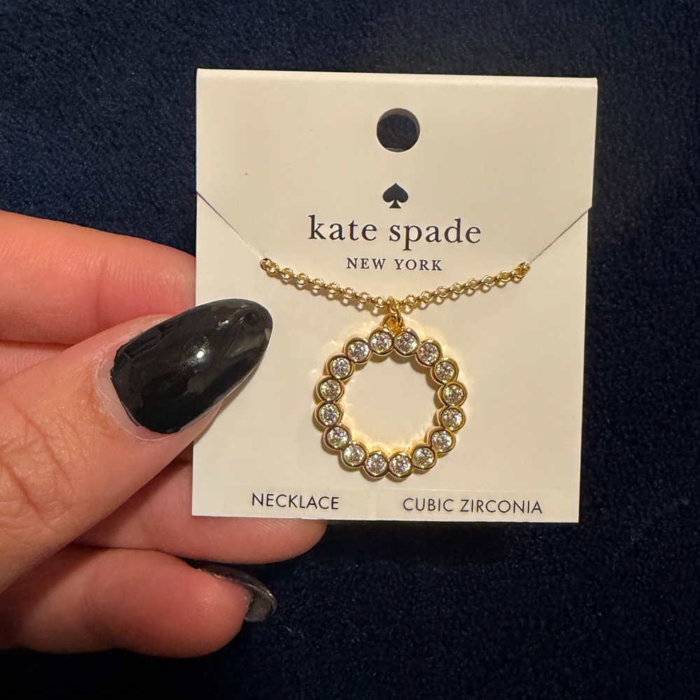 Kate Spade Gold and Silver Circle Necklace